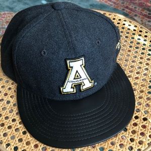 Appalachian State Wool Flat Brim Hat